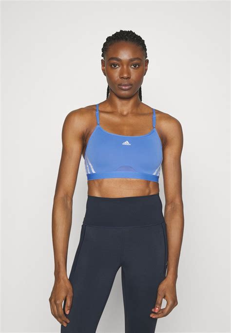 ADIDAS PERFORMANCE Bustier Sport bh 'Aeroreact' in Lichtblauw